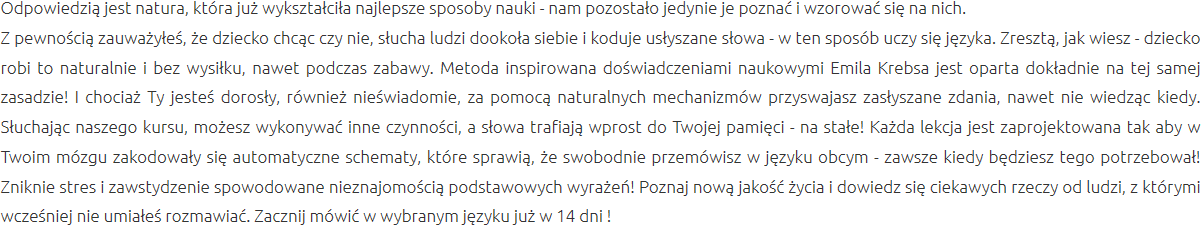 Efektywna Metoda Nauki Polkowice